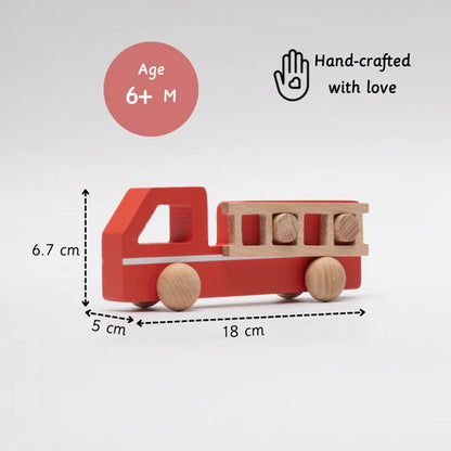 Little Bambino Wooden Fire Engine
