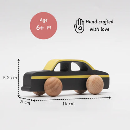 Little Bambino Wooden Taxi