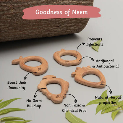 Little Bambino Wooden Teether Combo