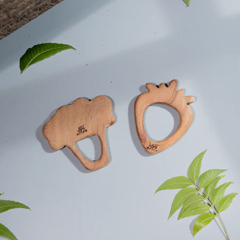 Little Bambino Nature Touch  Wooden Teether
