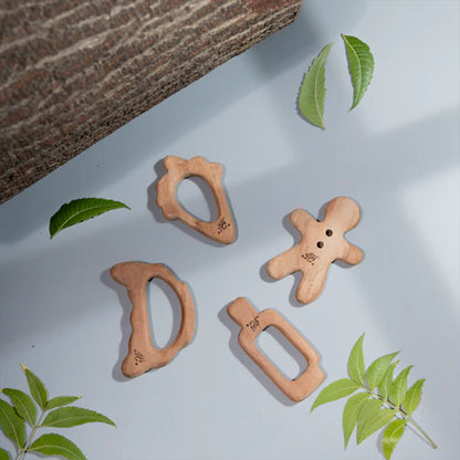 Little Bambino Wooden Teether Combo